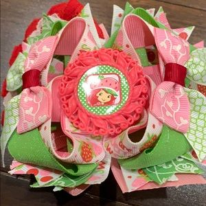Strawberry Shortcake hair bow